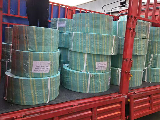 ม้วนผ้าเบรกทอเรซินพร้อมลวดทองเหลืองด้านในสำหรับผ้าบุเบรกวินด์ลาส
